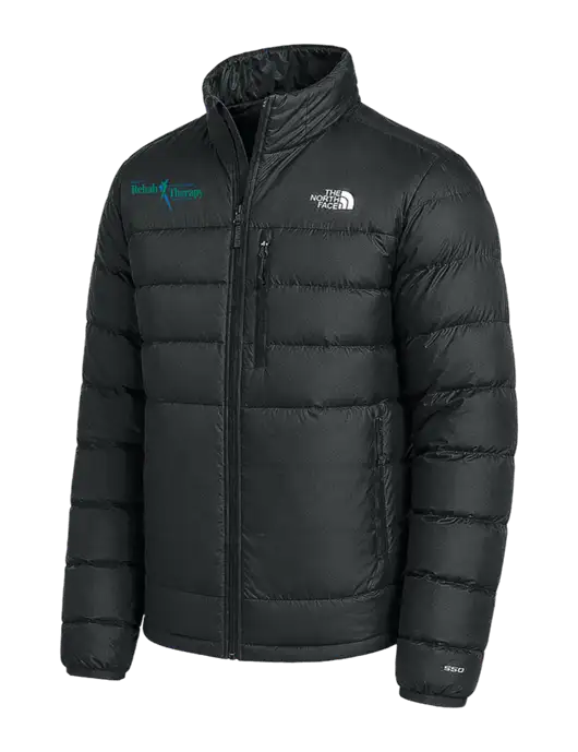 The North Face Black Down Hybrid Jacket w/Sports Rehab Logo