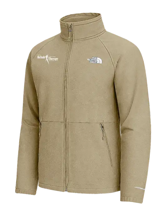 The North Face Tan Heather Barr Lake Soft Shell Jacket w/Sports Rehab Logo