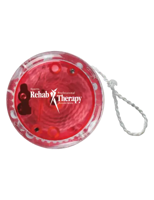 Red Light Up Yo-Yo w/Sports Rehab Logo