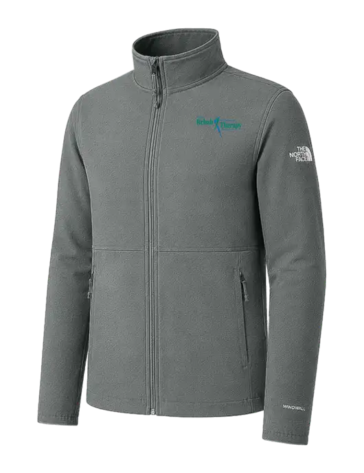 The North Face Dark Grey Medium Edge Stretch Soft Shell Jacket w/Sports Rehab Logo
