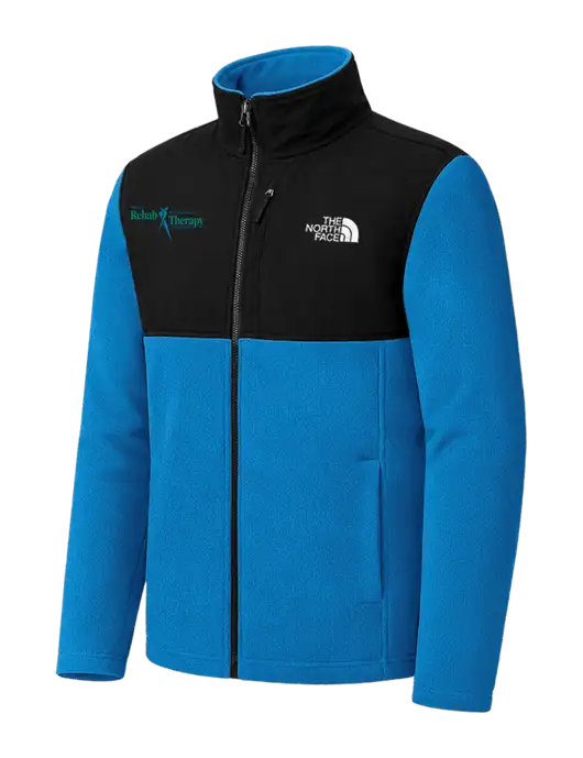 The North Face Royal/Black Highest Peak Full-Zip Fleece Jacket w/Sports Rehab Logo