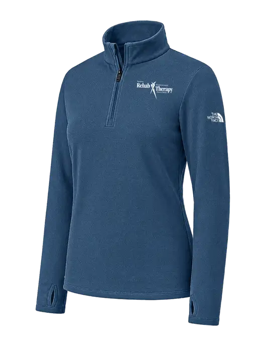 The North Face Womens Light Navy Ambition 1/4-Zip  w/Sports Rehab Logo