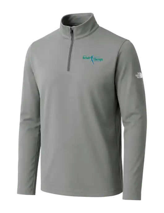 The North Face Dark Medium Grey Ambition 1/4-Zip w/Sports Rehab Logo