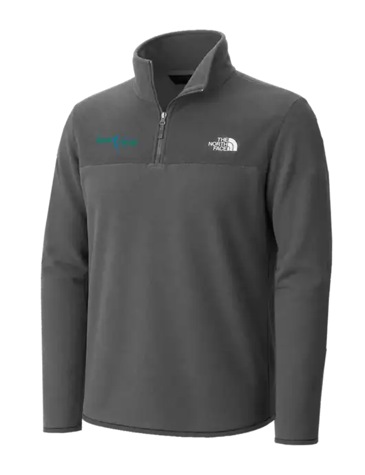 The North Face Medium Grey Heather Glacier 1/4-Zip Fleece w/Sports Rehab Logo