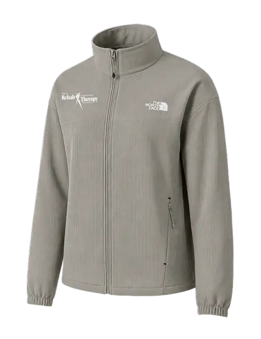 The North Face Womens Medium Taupe Mountain Horizon Jacket w/Sports Rehab Logo