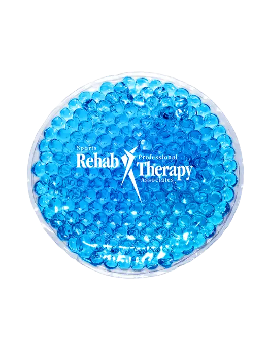 Royal Blue Hot & Cold Gel Bead Packs w/Sports Rehab Logo