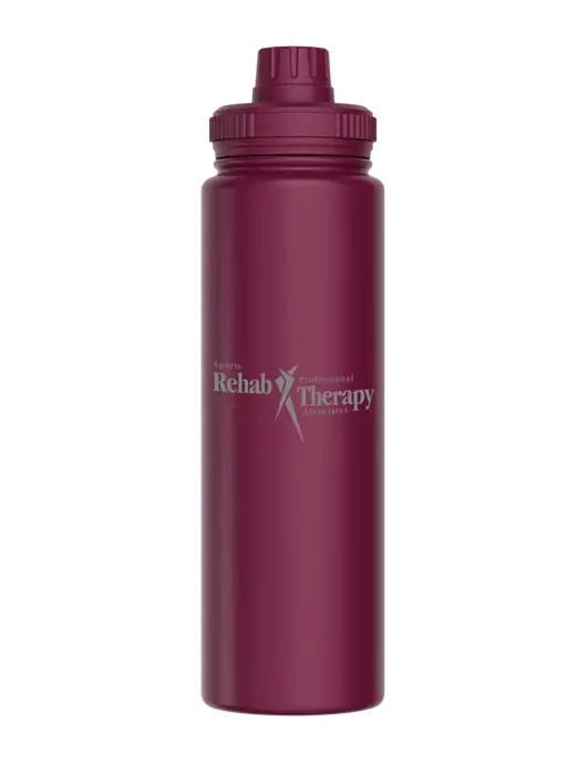 Liquid Life Maroon Sport Bottle w/Sports Rehab Logo