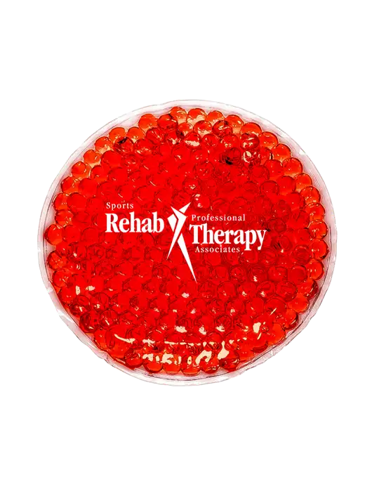 Red Hot & Cold Gel Bead Packs w/Sports Rehab Logo