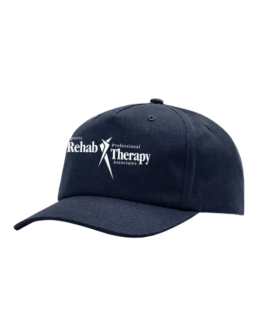 Richardson 5-Panel Navy Relaxed Gramps Cap w/Sports Rehab Logo