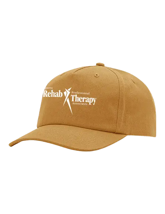 Richardson 5-Panel Gold Yellow Relaxed Gramps Cap w/Sports Rehab Logo