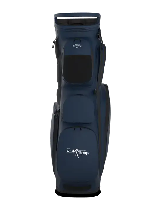 Callaway Fairway 14 Navy Stand Golf Bag w/Sports Rehab Logo