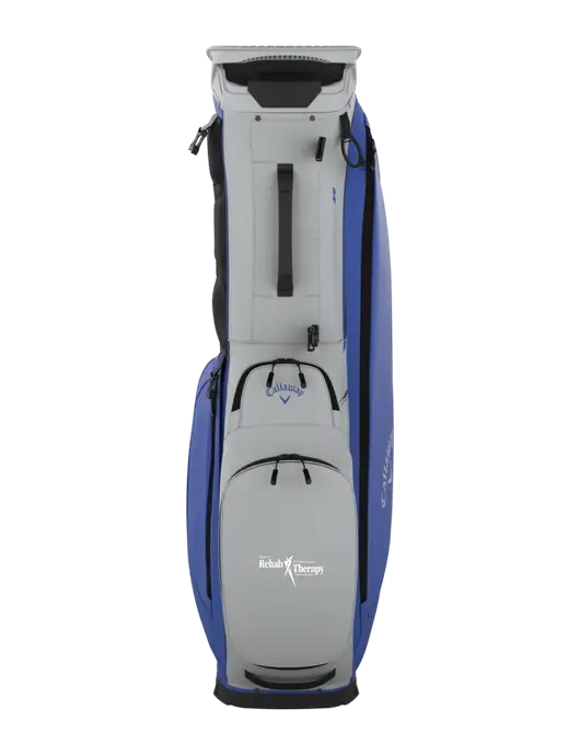 Callaway Fairway C Dark Royal/Silver Stand Golf Bag w/Sports Rehab Logo