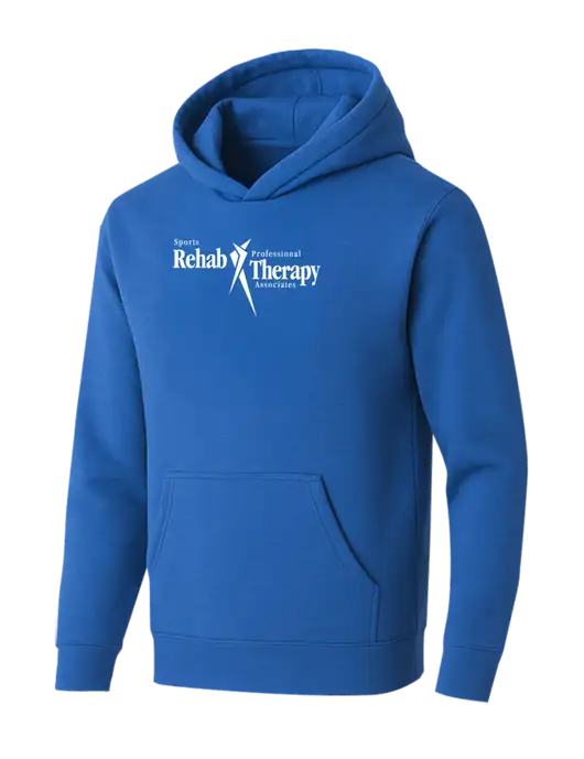 BELLA+CANVAS Royal Sponge Fleece Pullover Hoodie w/Sports Rehab Logo