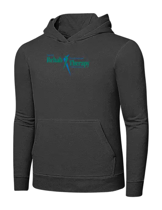 Charcoal 7.8 oz Ring Spun Hooded Sweatshirt w/Sports Rehab Logo