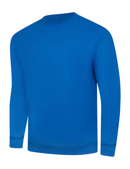 True Royal 9 oz 50/50 Cotton/Poly Crew Sweatshirt w/Sports Rehab Logo