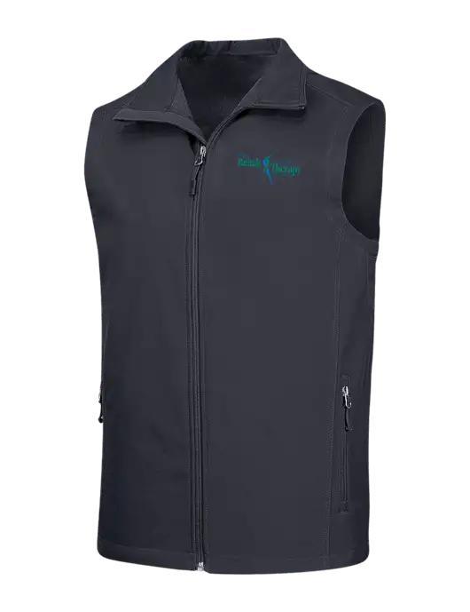 Dark Grey Core Soft Shell Vest w/Sports Rehab Logo