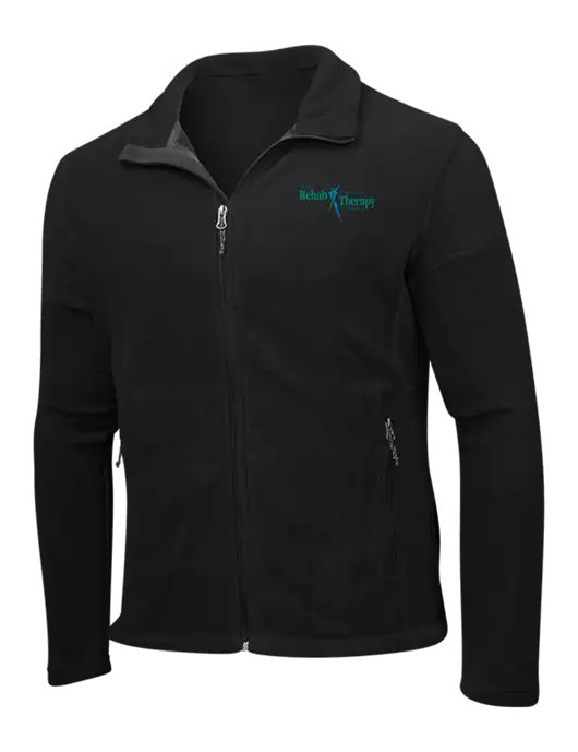Black Fleece Jacket w/Sports Rehab Logo