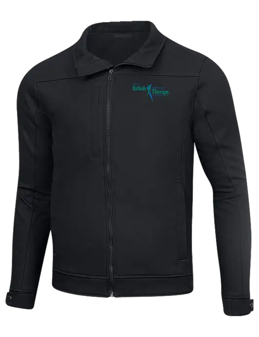 Cornerstone Charcoal Duck Bonded Soft Shell Jacket w/Sports Rehab Logo