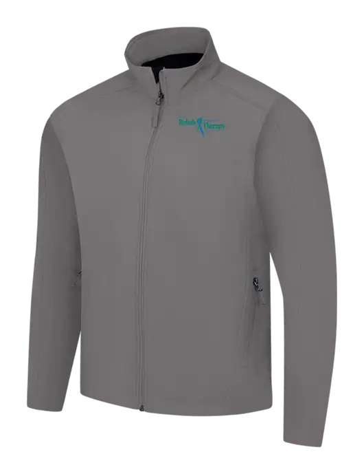 Medium Grey Core Soft Shell Jacket w/Sports Rehab Logo