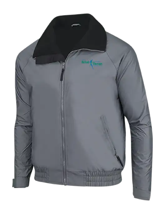Dark Grey/Black Classic Competitor Jacket w/Sports Rehab Logo