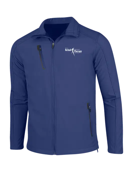 Dark Royal Welded Softshell Jacket w/Sports Rehab Logo