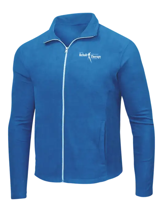 Light Royal Microfleece Jacket w/Sports Rehab Logo