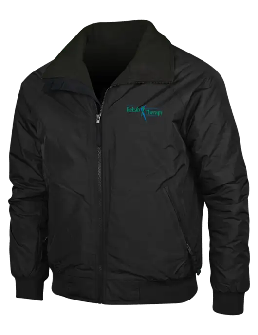 True Black/True Black Classic Challenger Jacket w/Sports Rehab Logo