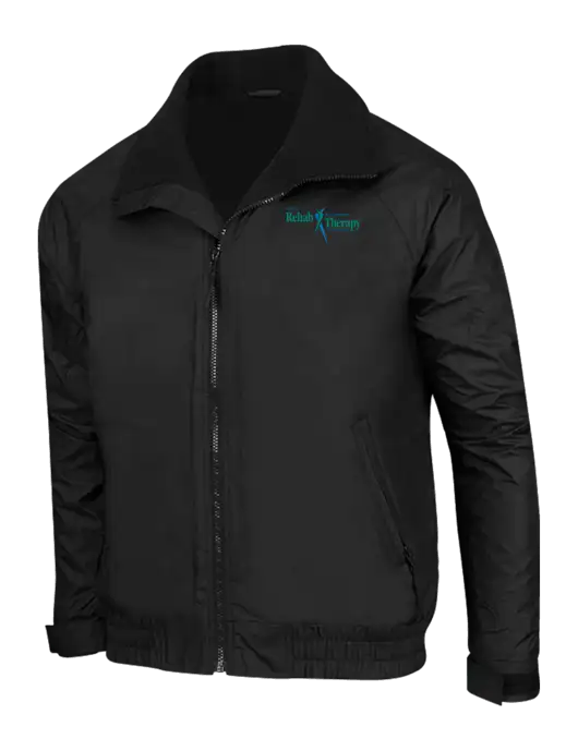 True Black/True Black Classic Competitor Jacket w/Sports Rehab Logo