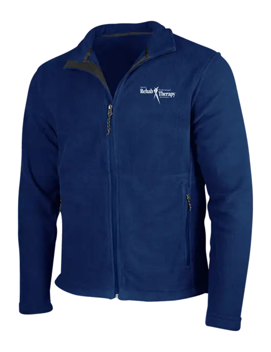 Navy Fleece Jacket w/Sports Rehab Logo