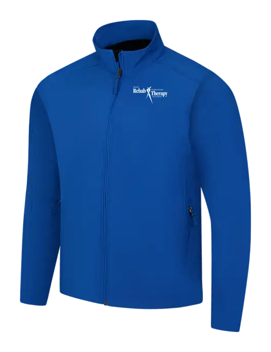 Dark Royal Core Soft Shell Jacket w/Sports Rehab Logo