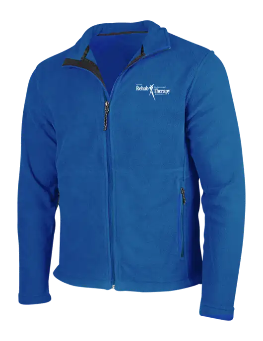 Dark Royal Fleece Jacket w/Sports Rehab Logo