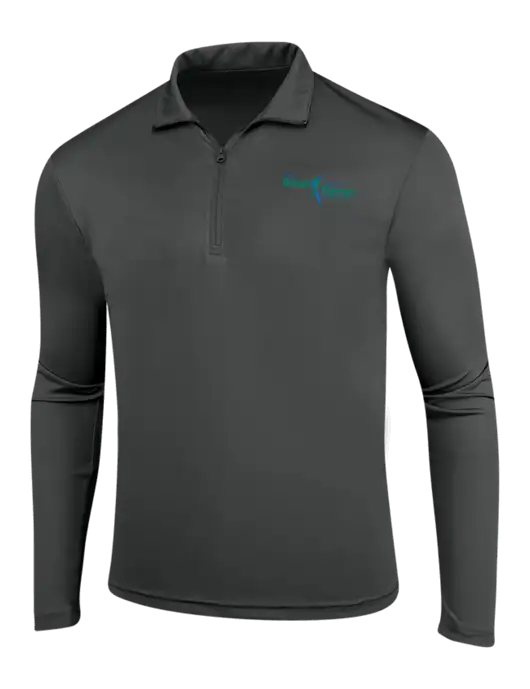Dark Grey PosiCharge Competitor 1/4 Zip Pullover w/Sports Rehab Logo