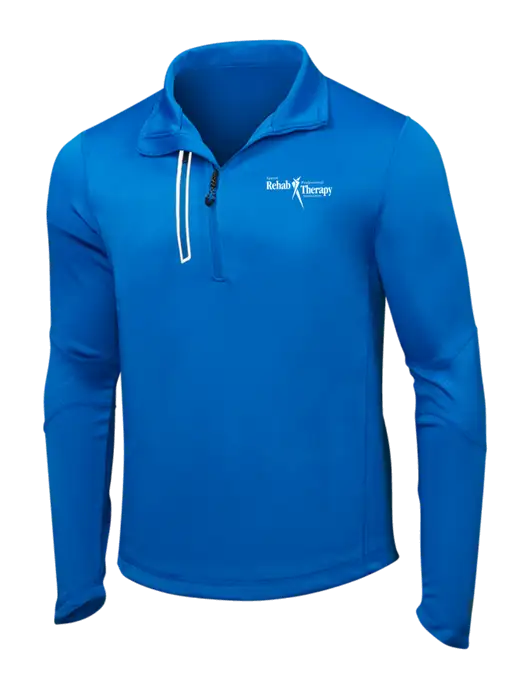 OGIO Electric Blue Endurance Fulcrum 1/4 Zip w/Sports Rehab Logo