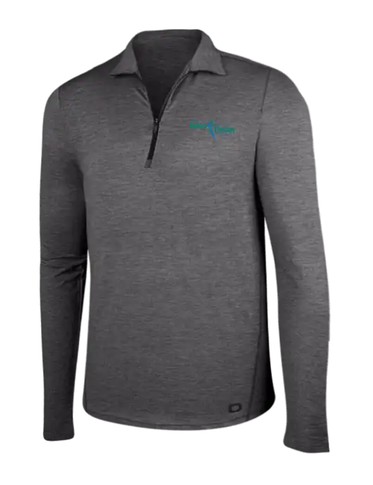 OGIO Gear Grey Heather Endurance Force 1/4 Zip w/Sports Rehab Logo