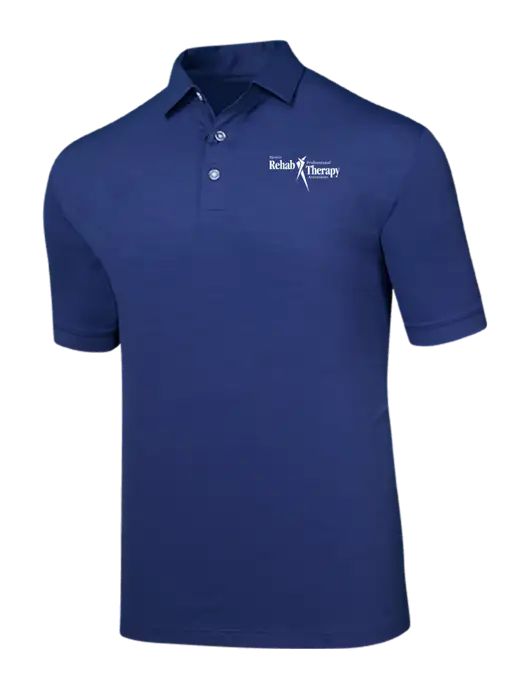 Callaway Navy Fashion Tonal Polo w/Sports Rehab Logo
