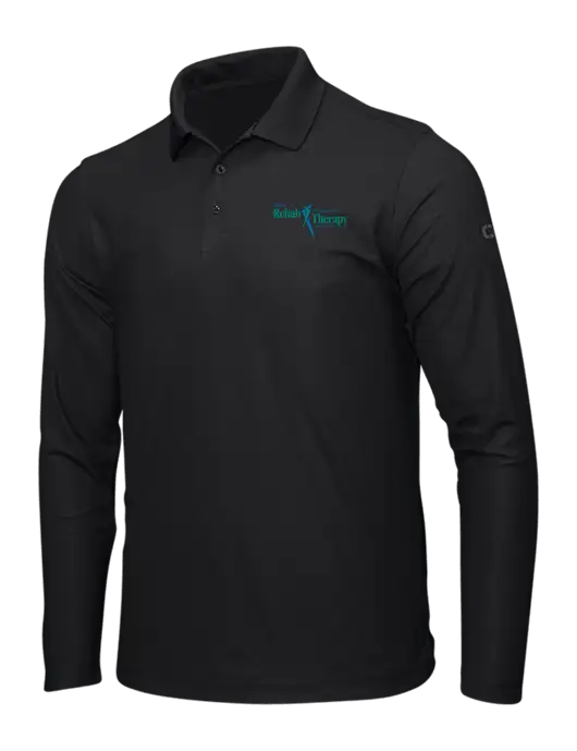 OGIO Blacktop Caliber 2.0 Long Sleeve Polo w/Sports Rehab Logo