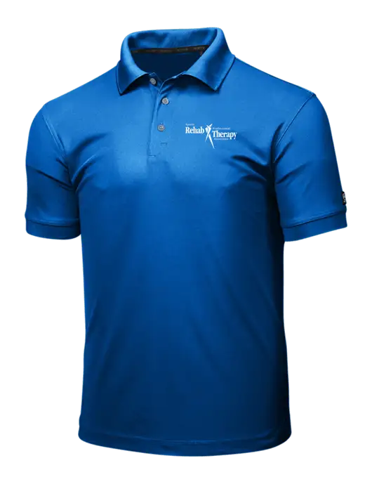 OGIO Royal Blue Caliber 2.0 Polo w/Sports Rehab Logo