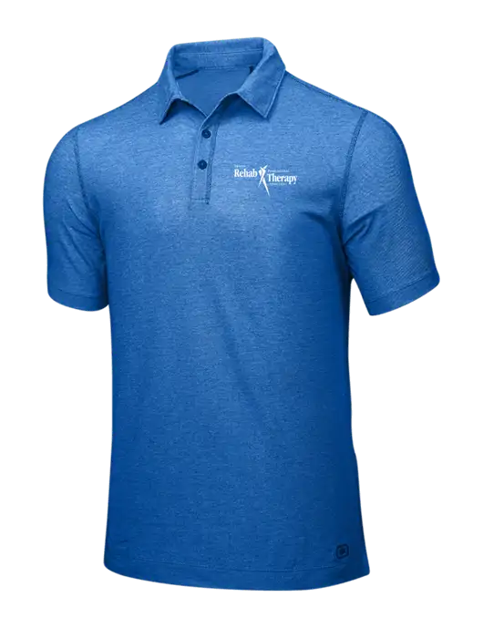 OGIO Royal Blue ONYX Polo w/Sports Rehab Logo