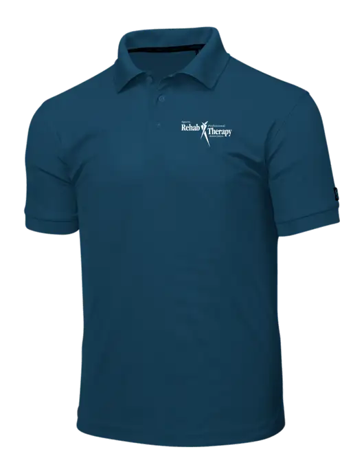 OGIO Light Navy Caliber 2.0 Polo w/Sports Rehab Logo