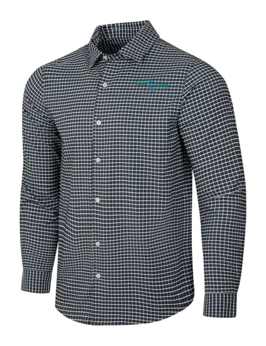 Dark Grey/White City Stretch Shirt w/Sports Rehab Logo