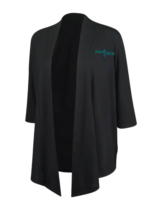 Black Womens Concept Shrug w/Sports Rehab Logo