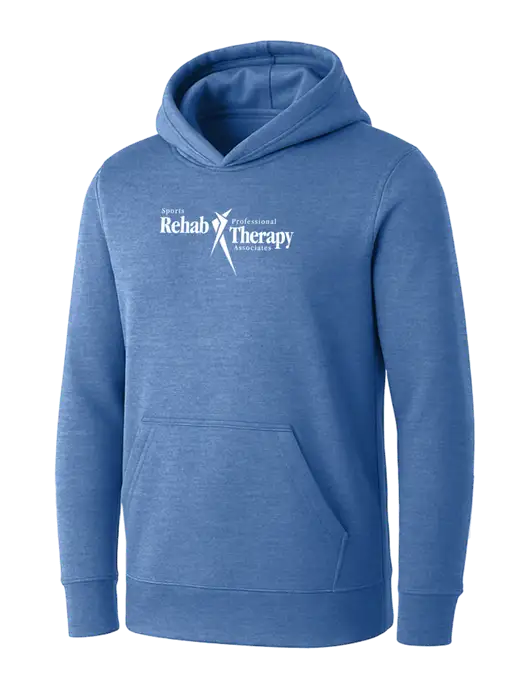 Womens Royal Heather Core Fleece Pullover Hooded Sweatshirt w/Sports Rehab Logo