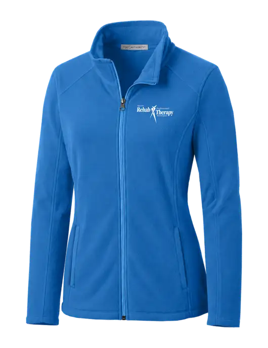 Light Royal Womens Microfleece Jacket w/Sports Rehab Logo
