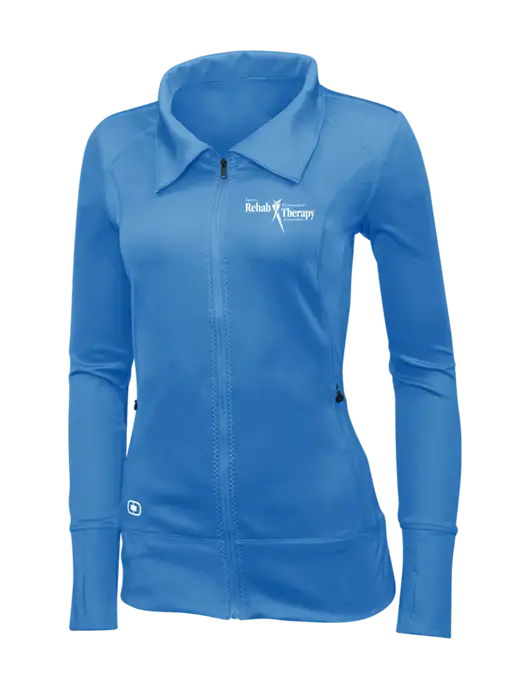 OGIO Royal Blue Womens Endurance Fulcrum Full-Zip w/Sports Rehab Logo