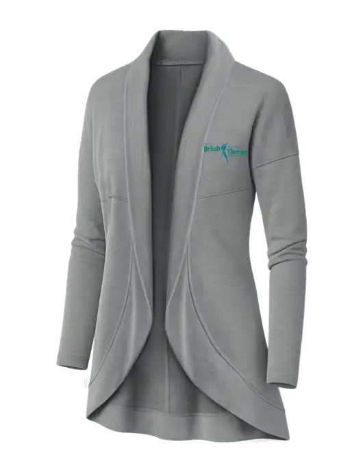 OGIO Light Grey Heather Womens Luuma Cocoon Fleece w/Sports Rehab Logo