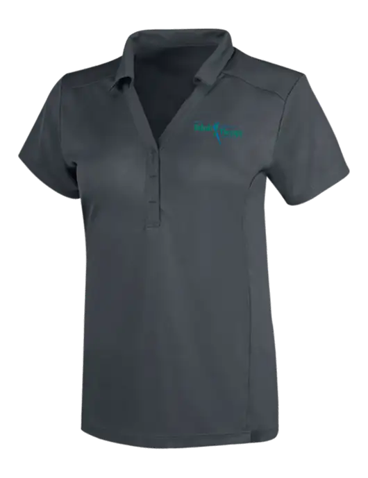 OGIO Dark Grey Womens Framework Polo w/Sports Rehab Logo
