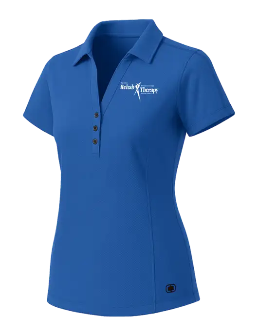 OGIO Womens Royal Blue ONYX Polo w/Sports Rehab Logo