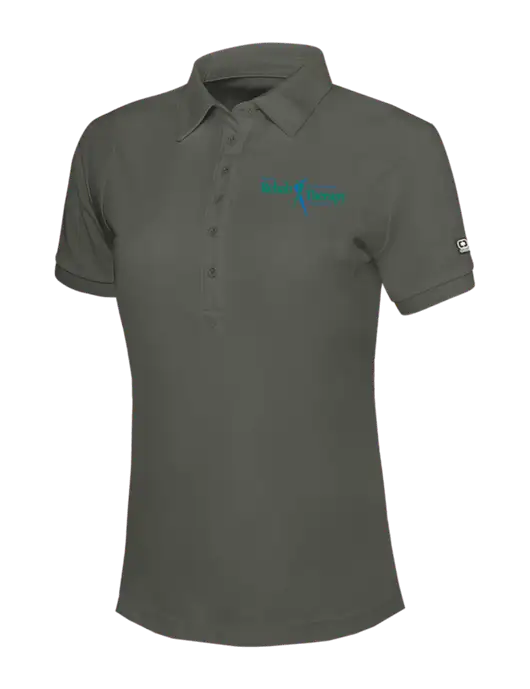 OGIO Womens Medium Grey Jewel Polo w/Sports Rehab Logo