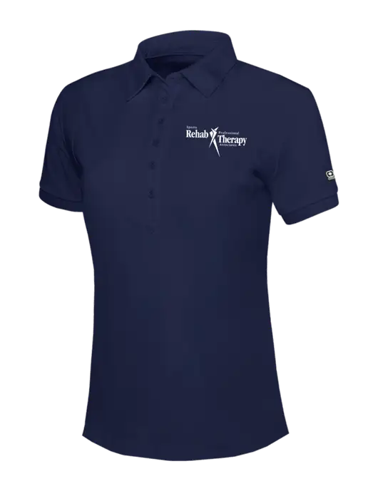 OGIO Womens Navy Jewel Polo w/Sports Rehab Logo