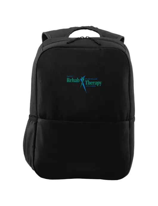 Access Square Laptop Black Backpack w/Sports Rehab Logo